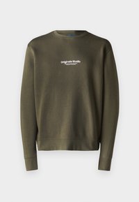 JORVESTERBRO CREW NECK - Sweatshirt - khaki