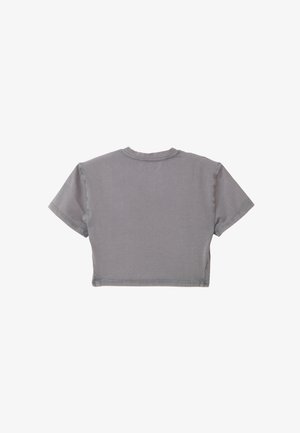 UTOPJA, MOCHA CROP T-SHIRT - Camiseta básica - grey