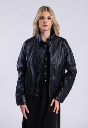 Freaky Nation BESSI - Lederjacke - black