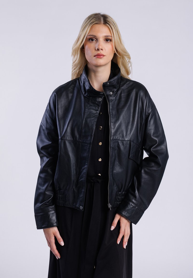 Freaky Nation BESSI - Leren jas - black