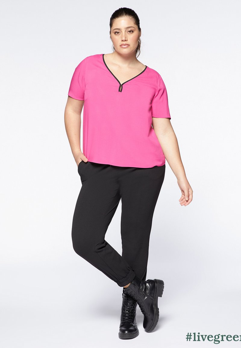 Fiorella Rubino Blouse donkerroze