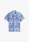 REGULAR FIT PRINT CAMP COLLAR SHORT SLEEVE SHIRT - Πουκάμισο - blue twilight