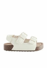 Next - CUSHIONED FOOTBED DOUBLE BUCKLE TOUCH - Vauvan kengät - cream Pienoiskuva 1