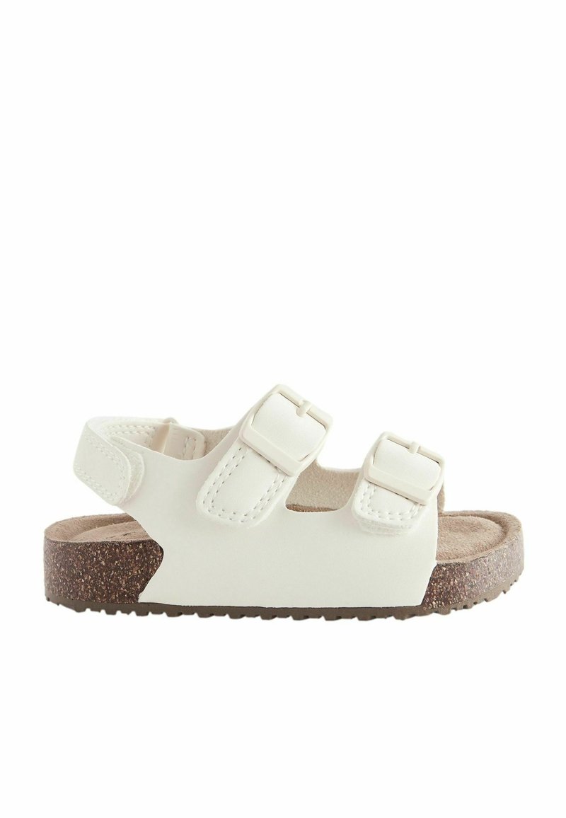 Next - CUSHIONED FOOTBED DOUBLE BUCKLE TOUCH - Vauvan kengät - cream, Suurenna