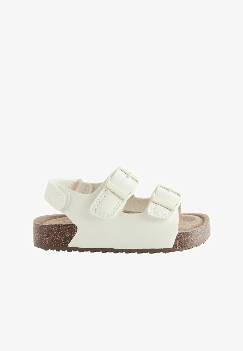Next CUSHIONED FOOTBED DOUBLE BUCKLE FASTENING WIDE FIT - Batukai kūdikiams - cream