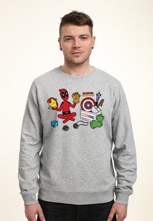 Henry Tiger, DEADPOOL & WOLVERINE AVENGERS THINGS - Sweatshirt - heather grey