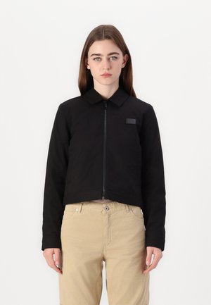 ZIP THROUGH JACKET - Lagana jakna - black