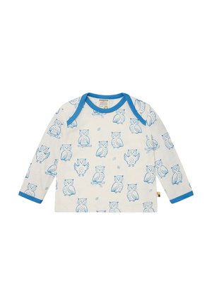SHIRT LANGARM MIT DRUCK - Langarmshirt - azur