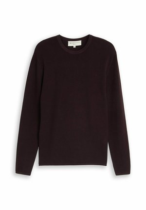 TOM TAILOR DENIM, Pullover - dark plum