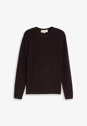 TOM TAILOR DENIM, Pullover - dark plum