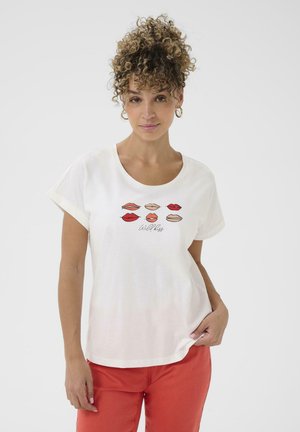 CRLUMILLA - Tricou cu imprimeu - red lips