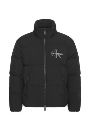 Calvin Klein Jeans, MONOLOGO DOWN PUFFER JACKET - Пухено яке - black