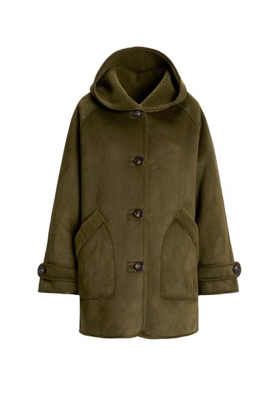 Luisa Spagnoli SPESSORE - Pitkä takki - verde militare