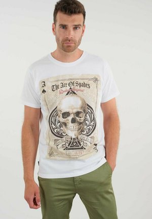 DEELUXE ACE - T-Shirt print - white