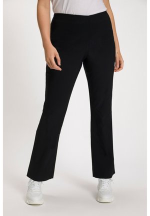 Ulla Popken THERMAL - Stoffhose - black