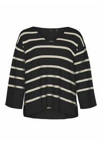 VMCSABA VNECK - Strickpullover - black