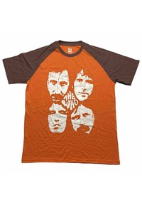 Paradiso Clothing THE WHO FACES RINGER - Print T-shirt - brown