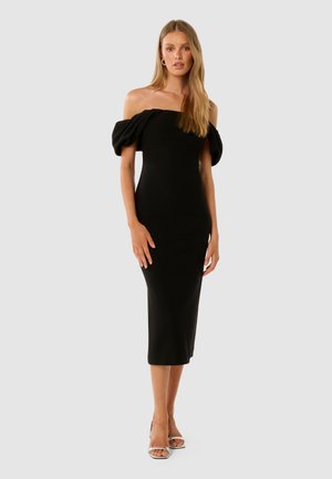 JACINTA OFF SHOULDER BODYCON - Vestito elegante - black