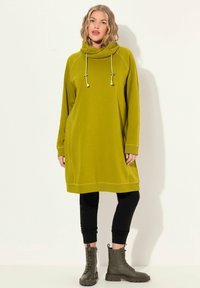 Ulla Popken LANGARM TASCHEN - Robe de jour - olive