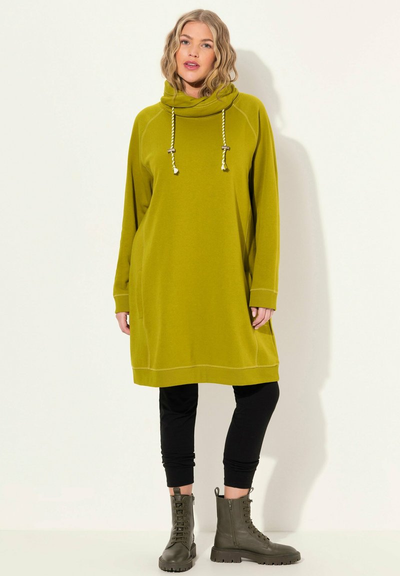 Ulla Popken LANGARM TASCHEN - Robe de jour - olive