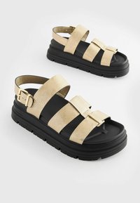 Next Täistallaga sandaalid - gold textured