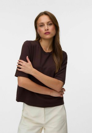 Vero Moda, VERO MODA  - T-shirt basique - chocolate torte
