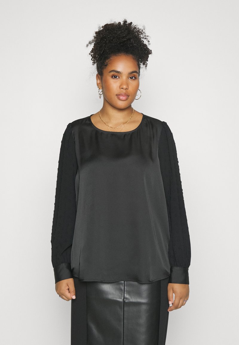 Anna Field Curvy Blouse black/noir ZALANDO.FR