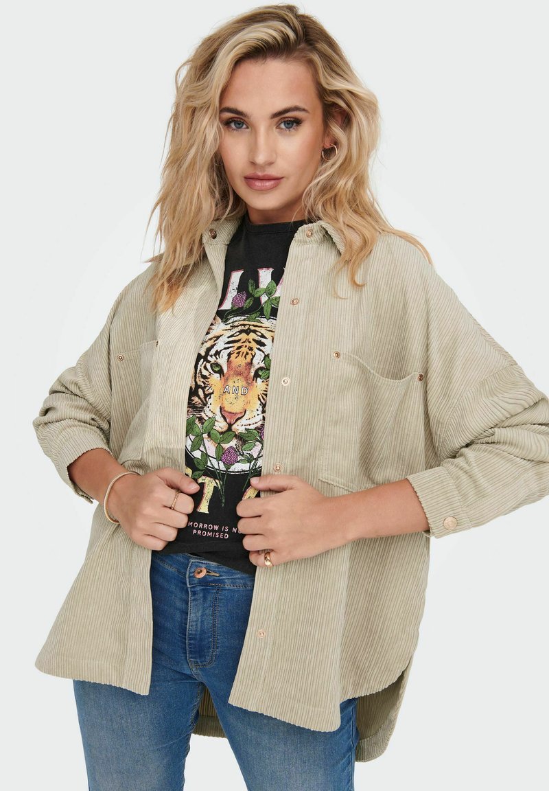 ONLY JANINE-RAI - Summer jacket - braun