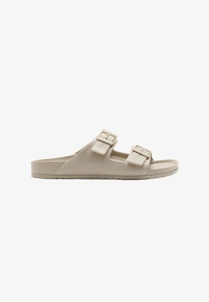 Marks & Spencer, MOULDED TWO STRAP - Pantolette flach - stone