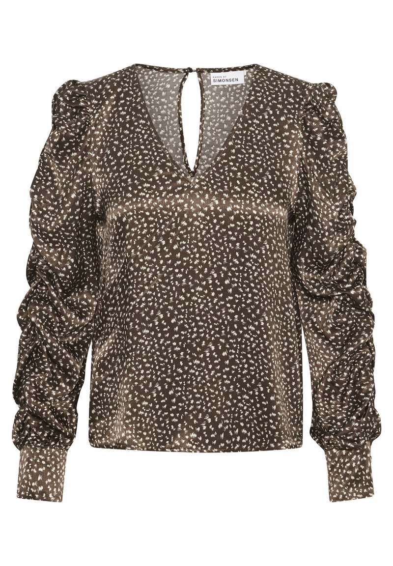 Karen by Simonsen Blouse bruin Karen by Simonsen Blouse bruin