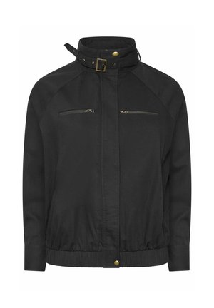 Yours Clothing, PLUS SIZE SHACKETS - Jas - black