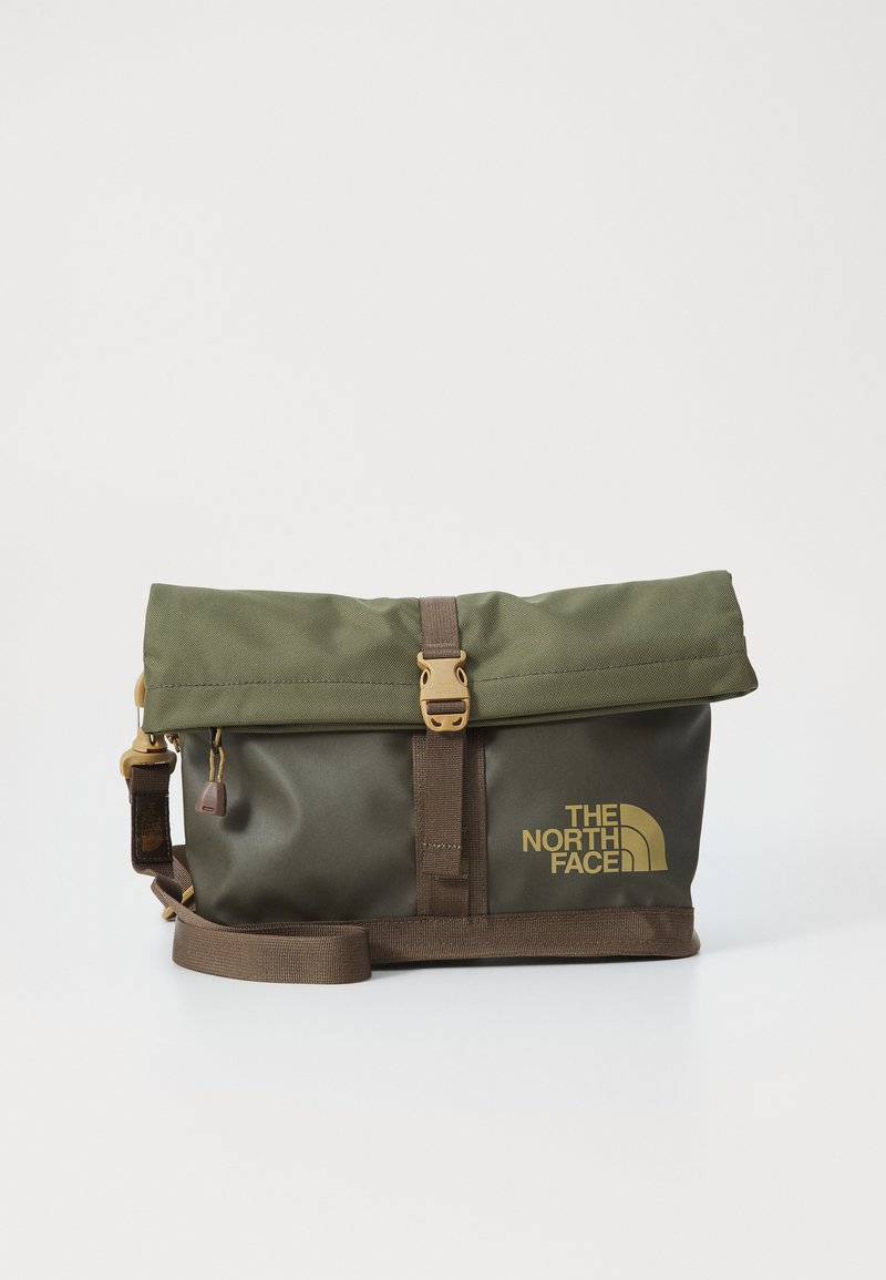The North Face BASE CAMP SHOULDER BAG UNISEX - Sac bandoulière - new taupe green/smokey brown/utility brown