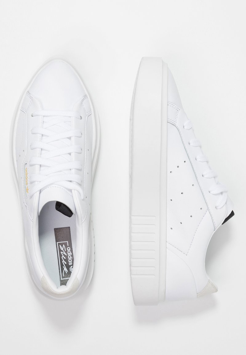 adidas gazelle silver green womens adidas Originals Adidas Sleek Super Core Black/ftwr White/crystal –  Heppo.com main image 1