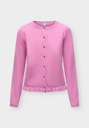 ONLY, ONLCINDEREL ONECK FRILL - Gilet - cyclamen