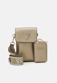 Guess - LATONA FLAP CHIT CHAT SET - Mobilcover - pewter Miniaturebillede 1