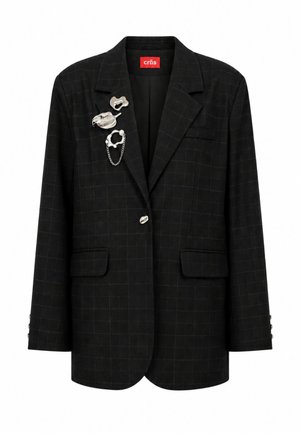 Cras, AISHA CRAS BLAZER - Блейзър - dark grey check