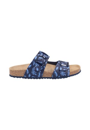 Sandalias planas - blau