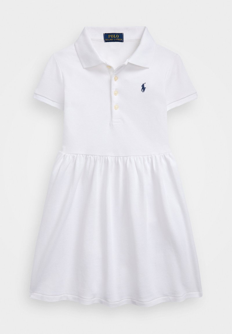 Polo Ralph Lauren DAY DRESS - Freizeitkleid - white