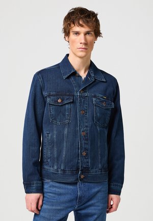 Wrangler AUTHENTIC JACKET - Denim jacket - coalblue stone