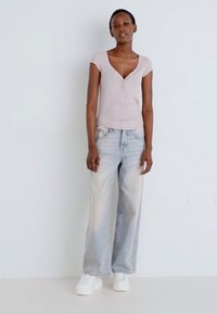 BDG Urban Outfitters JAYA - Džinsi ar platām starām - pink tint