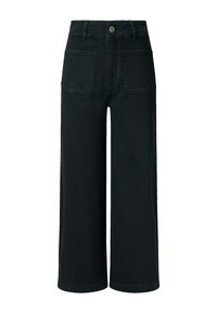 HIGH RISE WIDE CROP TANIA POCKET - Jeans a zampa - dulwich blue