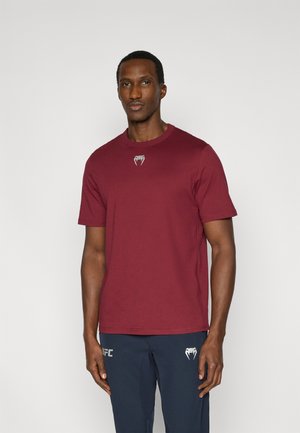 UFC ZENITH FIGHT WEEK PLAIN VERSION MENS  - Športne majice - burgundy/silver-coloured