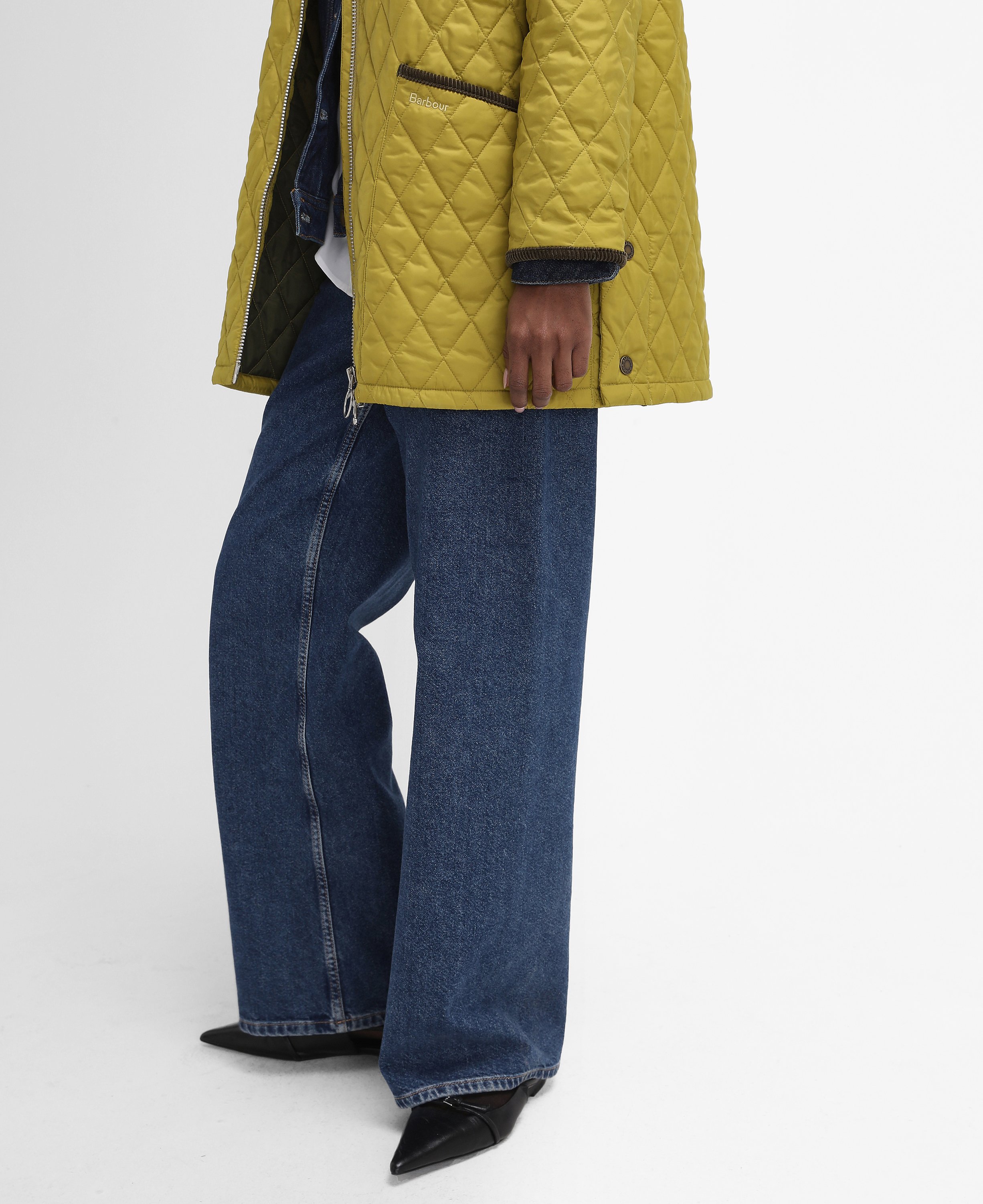 Barbour ALEXA - Krótki płaszcz/beżowy - Zalando.pl