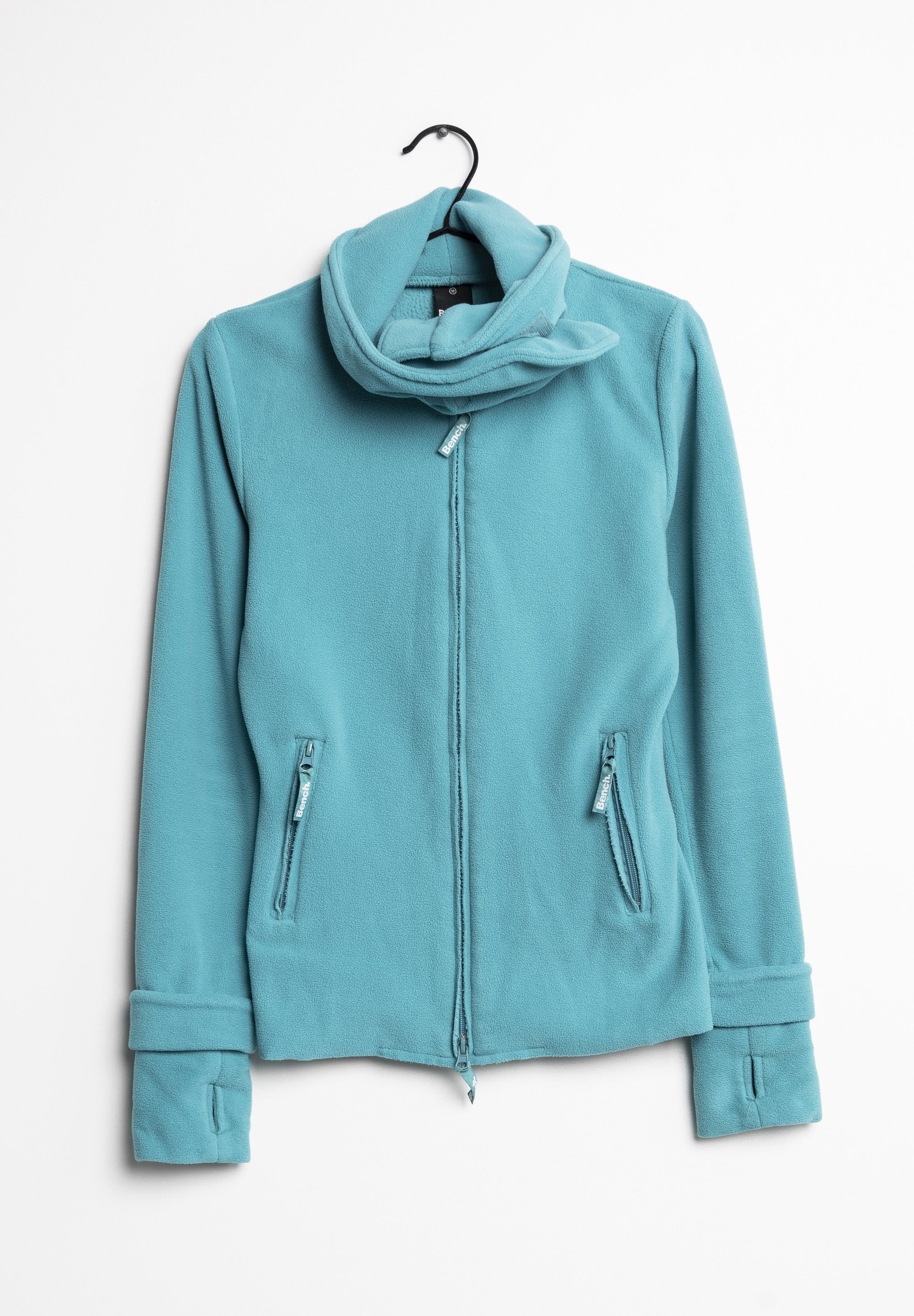 Giacca Bench Bench Giacca In Pile Blue/blu (Second Hand)