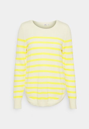 Striktrøje - yellow
