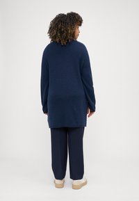 Tommy Hilfiger Curve LONG - Cardigan - dark night navy