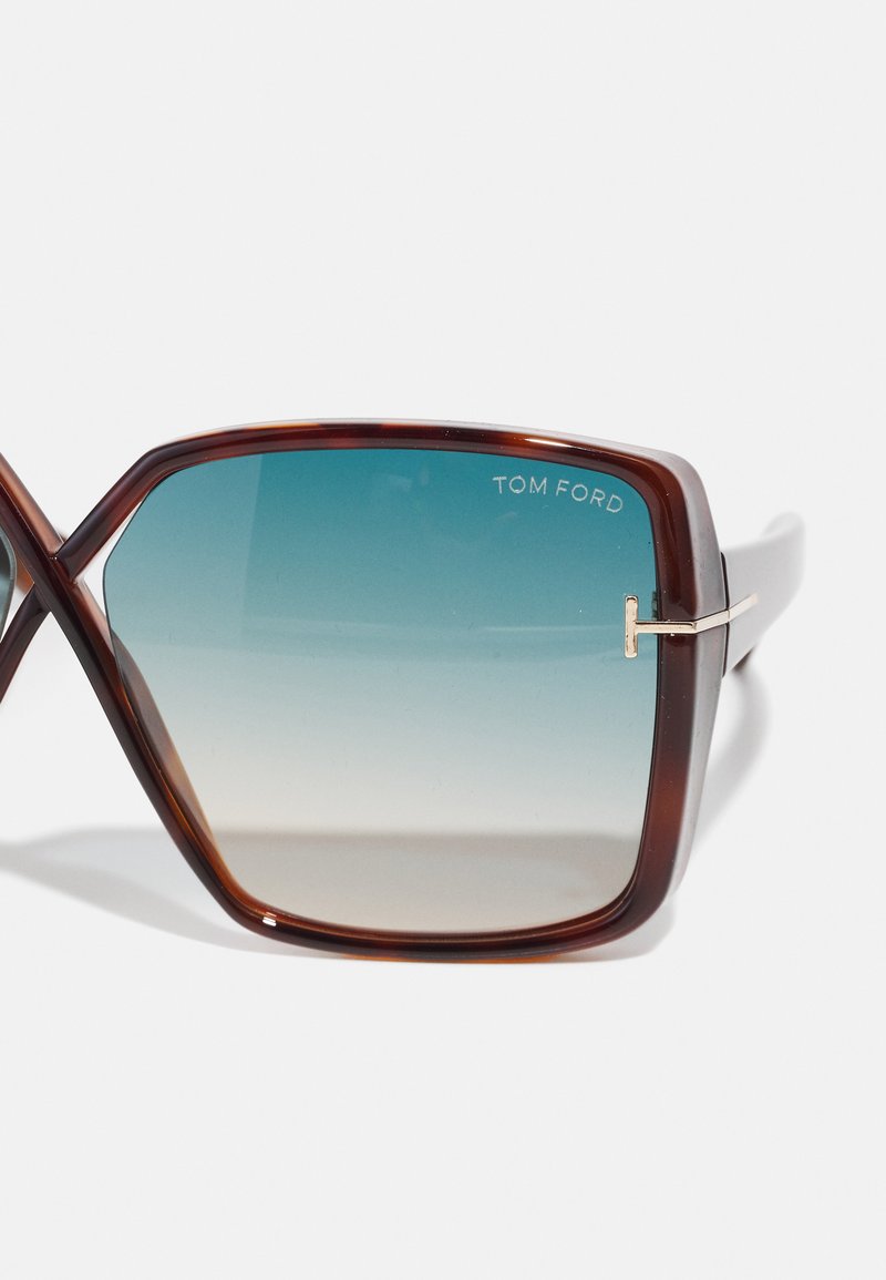Tom Ford YVONNE - Sunglasses - blonde havana/gradient green  display picture 2