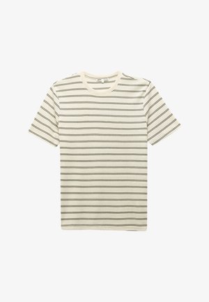 Koton STRIPED - T-shirt print - khaki