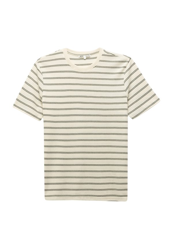 STRIPED - T-Shirt print - khaki