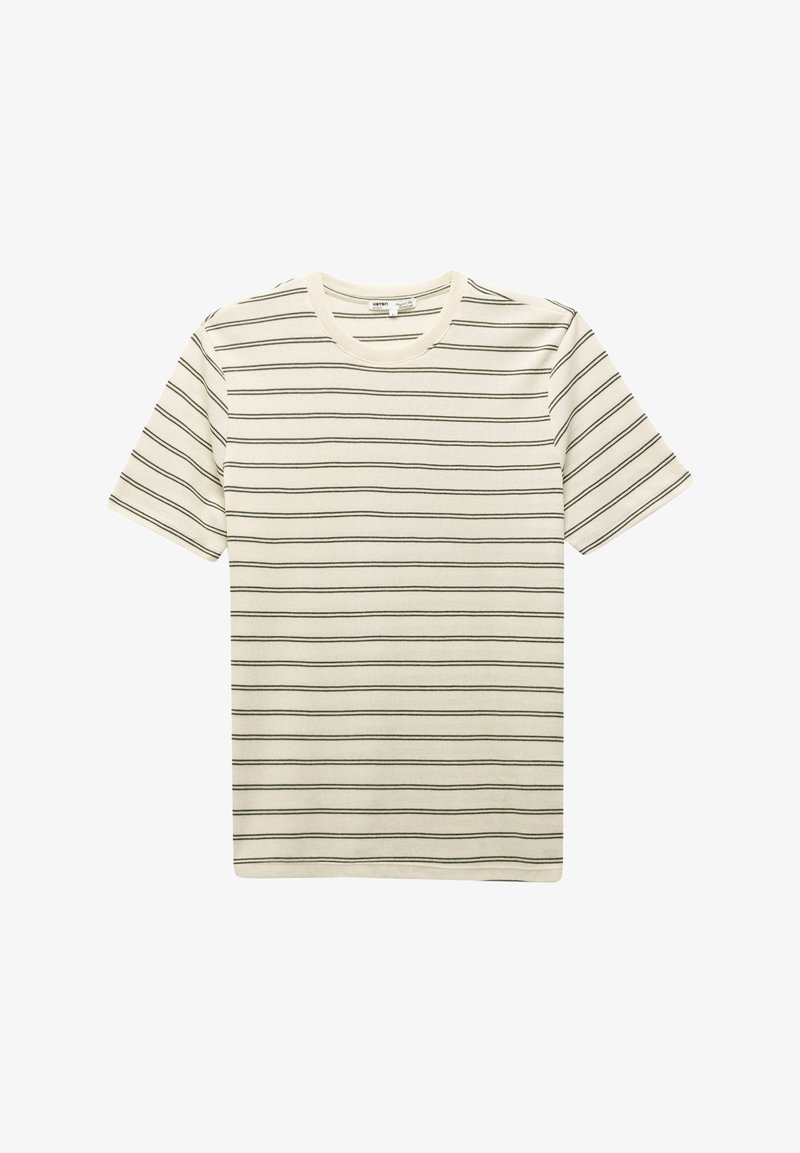 Koton STRIPED - Camiseta estampada - khaki